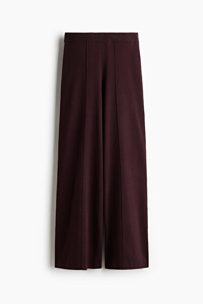 H&M Geniş İnce Triko Pantolon