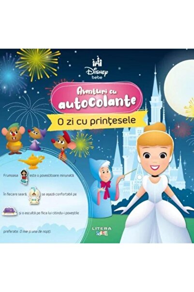 Editura Litera Disney Bebe. Aventuri cu autocolante. O zi cu prin