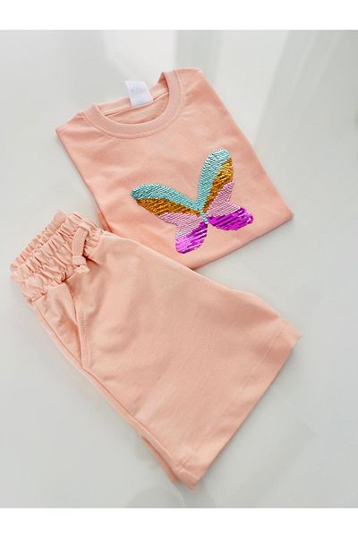 Alvadonna Butterfly Girl's Bottom Top Set