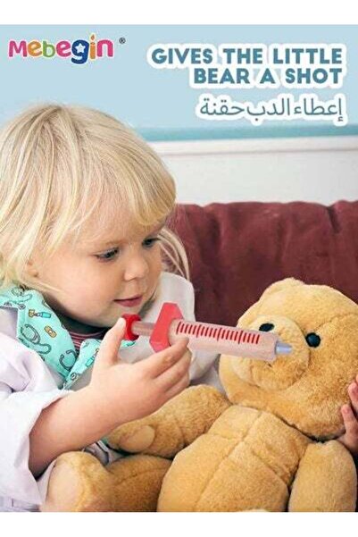 MEBEGIN 17Pcs Doctor Role Play Set, Fun Play-Act Kids Doctor Kit, Pretend Medical Themed Playset