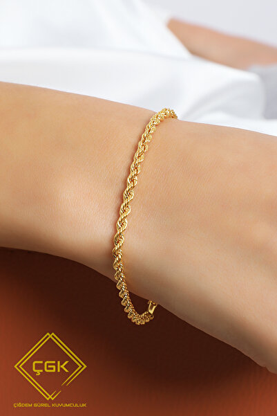 Çgk Çiğdem Gürel Kuyumculuk 22 Ayar Halat Altın Bilezik