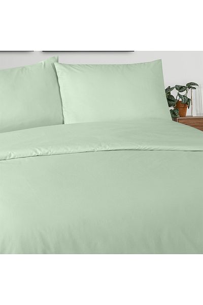 Altınbaşak Freesia Single Ranforce Duvet Cover Set Green (2 Pieces) Single Duvet Cover Set