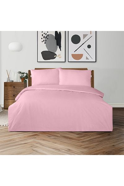 Altınbaşak Freesia Double Ranforce Duvet Cover Set Powder (3 Pieces) Double Duvet Cover Set