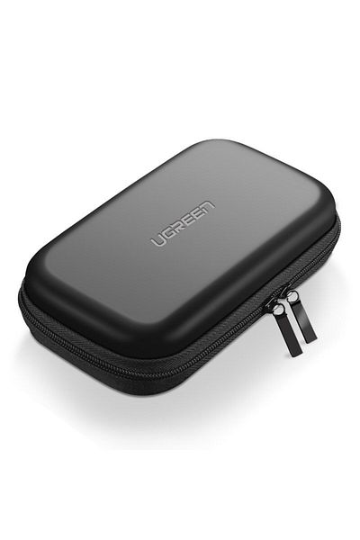 Ugreen Etui pudełko na dysk twardy HDD i akcesoria GSM 18x9.5x5.5cm czarny