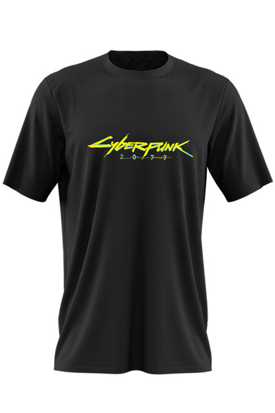 OEM Tricou barbati Cyberpunk 2077 Logo Game Rebel