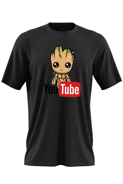OEM Ανδρικό T-shirt Baby Groot Youtuber