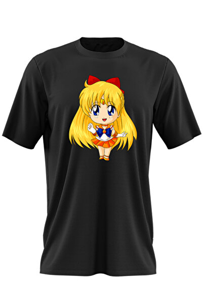 OEM Tricou barbati Sailor Moon Venus Ochi Albastri Chibi