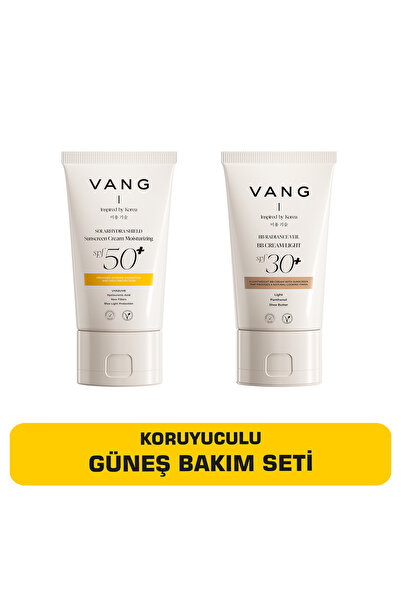 VANG Yüksek Koruma Ve Nemlendirici Güneş Kremi SPF 50+ & Işıltılı BB Krem Gün...