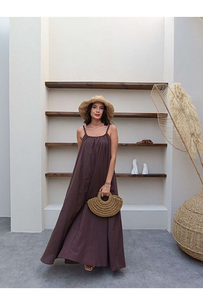ESRAHELVACI Φόρεμα Casual Cut με διχτυωτό λουράκι