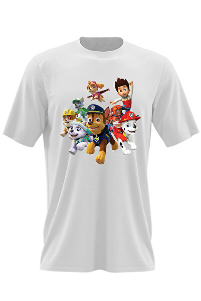 OEM Ανδρικό T-shirt Paw Patrol με τον Σκύλο και τον Αστυνομικό σε Κινούμενα Σ...