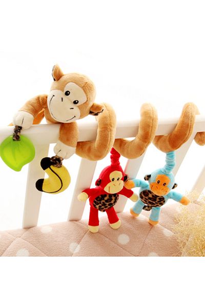 ENAR Baby crib and stroller toys (monkey)