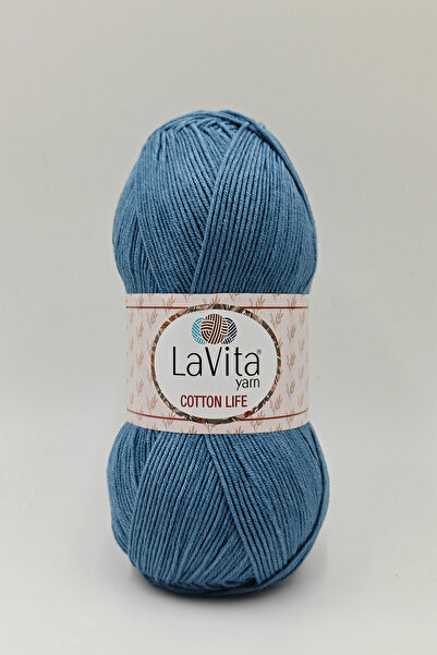 LaVita Yarn Cotton Life pređa za ručno pletenje 50% P Pamuk 50% A Akril 100gr...