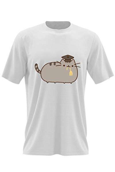 OEM Tricou barbati Pusheen Cat Absolvent Pisica Kitty Kitten