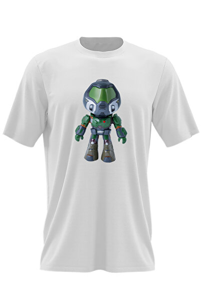 OEM Πλεκτή γενειοφόρος φιγούρα ρομπότ Quake Doomguy Champions TikTok Alarm