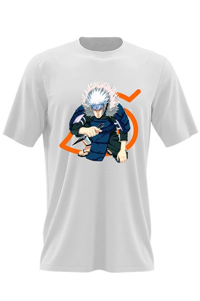 OEM Men's T-shirt Naruto Senju Hashirama Anime Chain