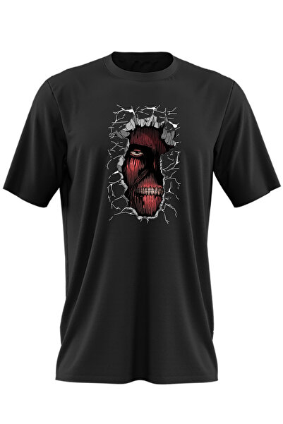 OEM Мъжка тениска Attack on Titan Wall Аниме Манга