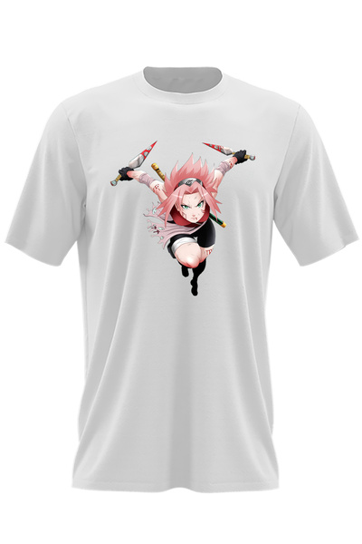 OEM Tricou barbati Naruto Sakura Haruno Karate Girl Anime