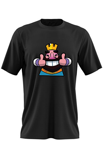 OEM Tricou barbati Happy King Clash Royale Clans