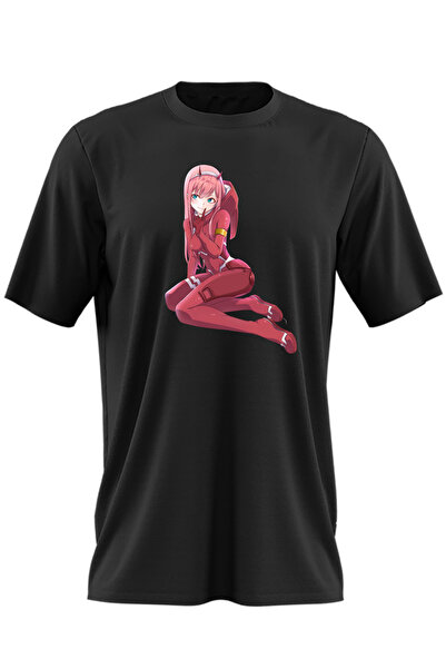 OEM Tricou barbati Darling in the FranXX Zero Two Pilot Anime
