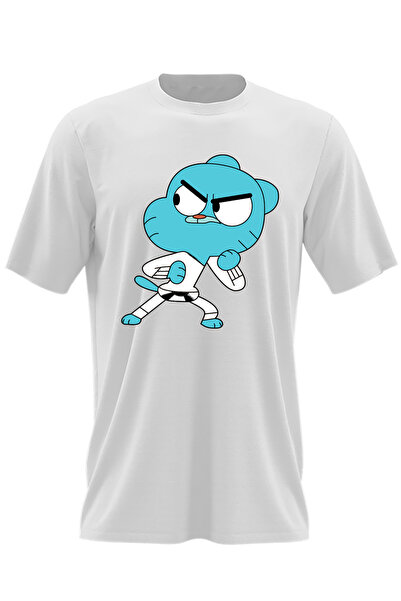 OEM Ανδρικό T-shirt The World of Gumball Karate Baby Martial Arts