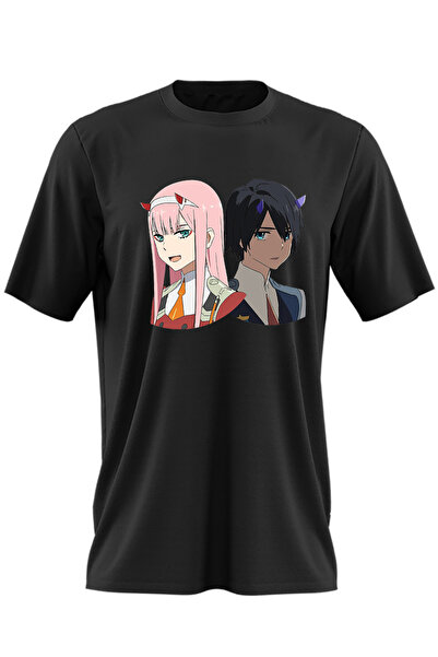 OEM Tricou barbati Darling in the FranXX Hiro Zero Two Parasite