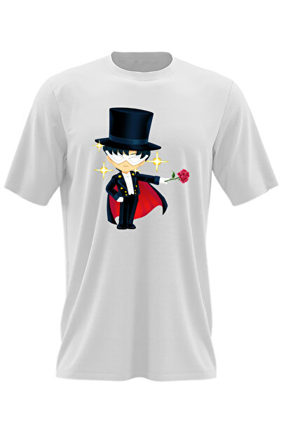 OEM Tricou barbati Sailor Moon Tuxedo Manga Chibi Anime