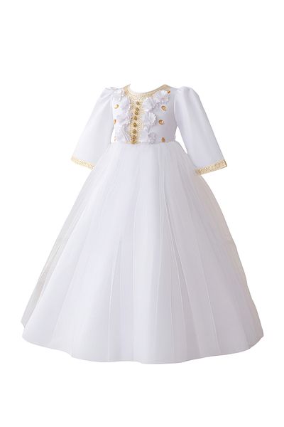 ddaniela D' Daniela - Luminous White Abaya Dress - White