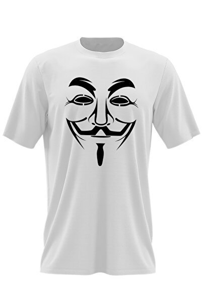 OEM Tricou barbati Anonymous Joker Fawkes Mask Gamer Anonim