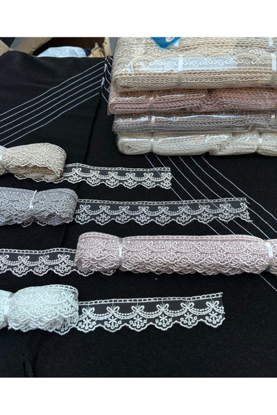 Butik Model 47 hayal tül üzeri Güpür 9 metre imza tekstil