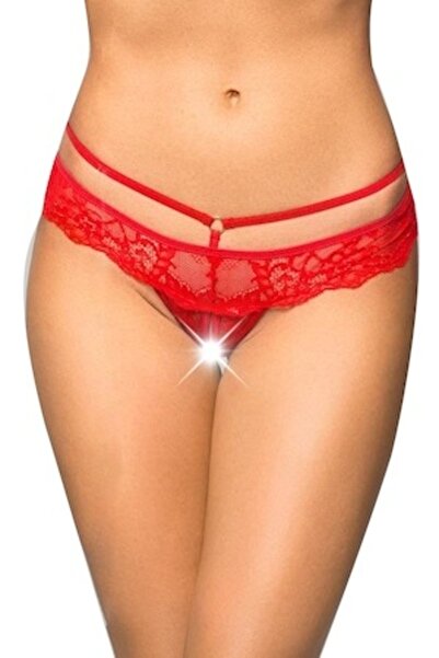 Softline Chiloti Erotic Thongs 2475, Softline, Poliamida/Elastan, Rosu, S/M