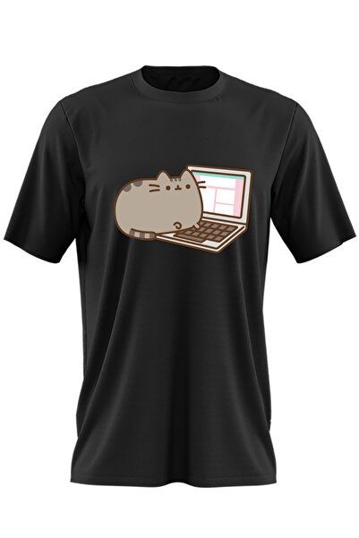 OEM Tricou barbati Pusheen Cat Laptop Plush Valentines Day