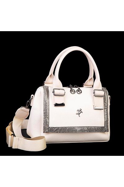 Nas Bag Geantă de umăr și crossbody Stone elegantă pentru femei Victoria cremă