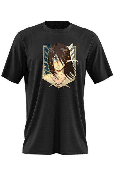OEM Tricou barbati Attack on Titan Eren Yeager Anime Manga