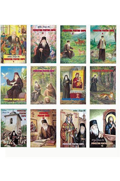Editura Manastirea Sihastria Povestiri pentru copii (12 volume), Arhim Ilie Cle