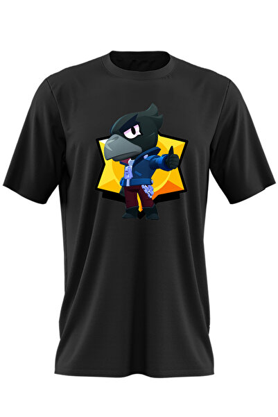 OEM Tricou barbati Crow Minecraft Brawl Stars