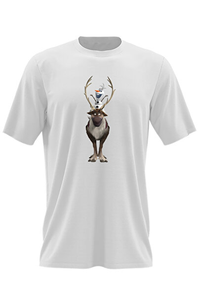 OEM Tricou barbati Disney Elsa Frozen Olaf Sven Desene