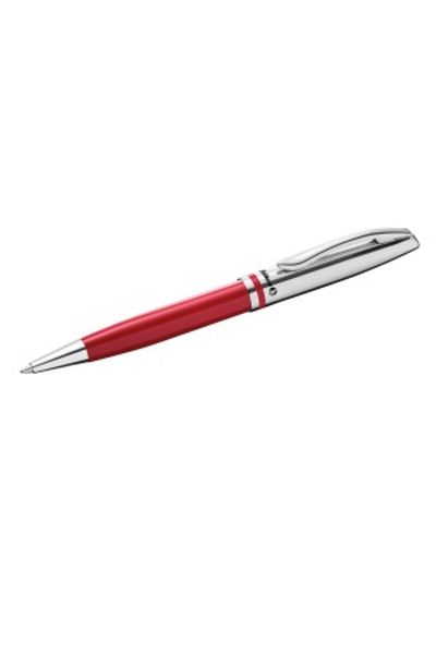 Pelikan Ballpoint Pen Metal Jazz Classic, Material Metal, Color Red, Blue Ink, Bulk