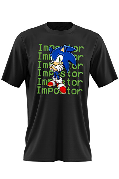 OEM Ανδρικό T-shirt Sonic the Hedgehog Among Us Impostor