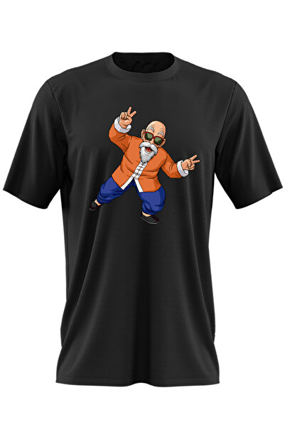 OEM Tricou barbati Dragonball Z Master Roshi Bunic Bunel Mos Anime