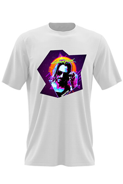 OEM Ανδρικό T-shirt Cyberpunk 2077 Keanu Reeves