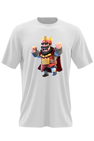 OEM Мъжка тениска Red King Clash of Clans Royale