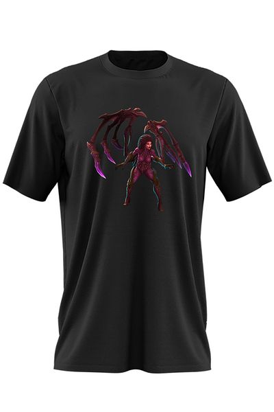 OEM Tricou barbati StarCraft 2 Sarah Vaduva Neagra Zerg Lider