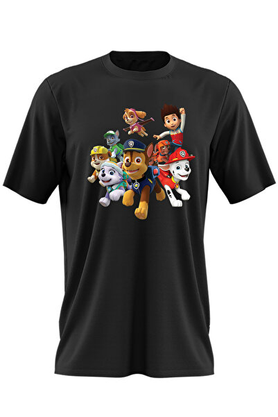 OEM Ανδρικό T-shirt Paw Patrol με τον Σκύλο και τον Αστυνομικό σε Κινούμενα Σ...
