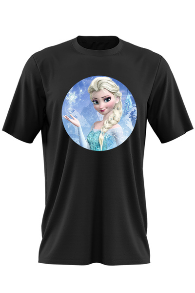 OEM Tricou barbati Disney Elsa Frozen Regatul de Gheata