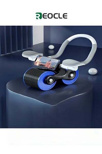 REOCLE Elbow Support Automatic Rebound Abdominal Wheel Ab Roller for Abdominal Exercise