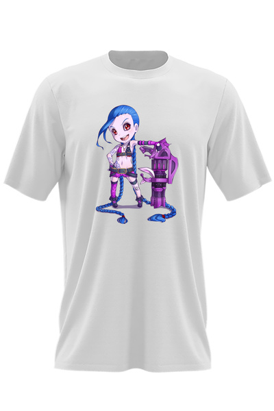 OEM Tricou barbati League of Legends Champion Jinx Magic LoL