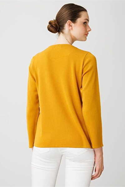 Desen Triko Women's Crew Neck Long Sleeve Basic Wool Blouse K.Bal