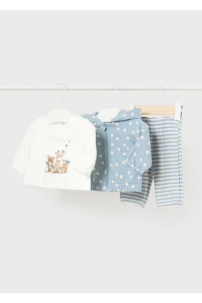 MAYORAL Mayora Baby Girl 3-Piece Tracksuit Set Blue
