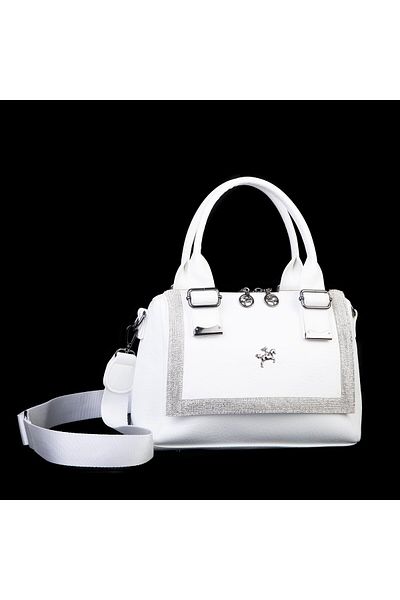 Nas Bag Geantă de umăr și crossbody Stone elegantă pentru femei Victoria albă
