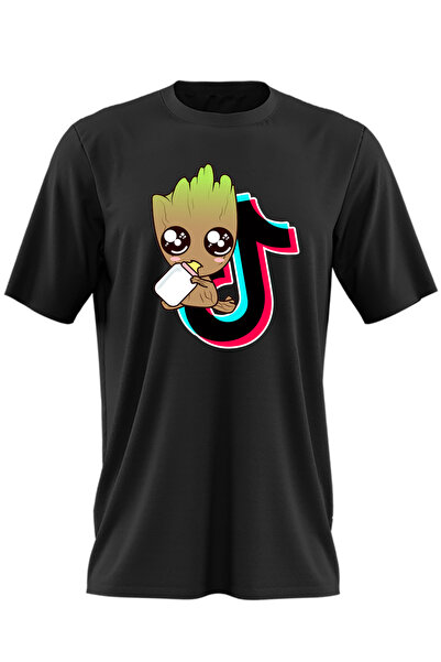 OEM Ανδρικό T-shirt Baby Groot Tik Tok Star Tiktok